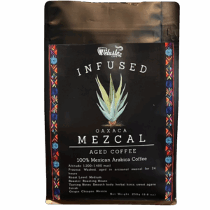 Café Impregnado en Mezcal para Cafetera